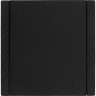 Выключатель 1-клавишный проходной IEK FORTEPIANO с индикацией 10А FP104 черный FP-V12-1-10-1-K02